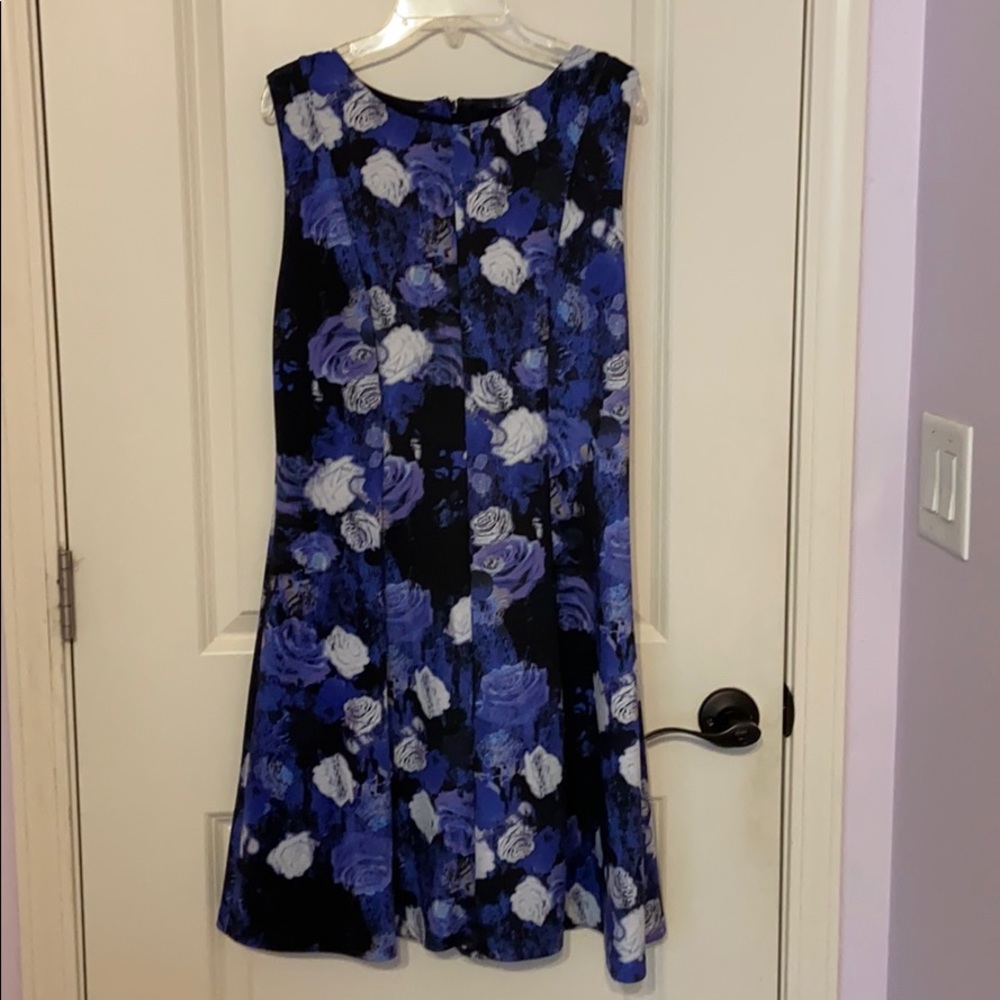 BLUE FLORAL DRESS